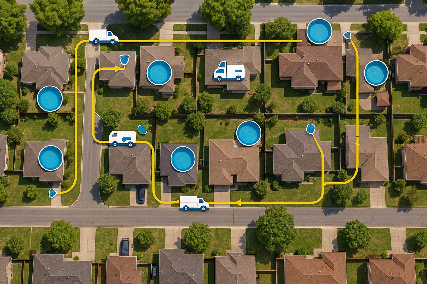 Purchasing and Selling Pool Service Routes
