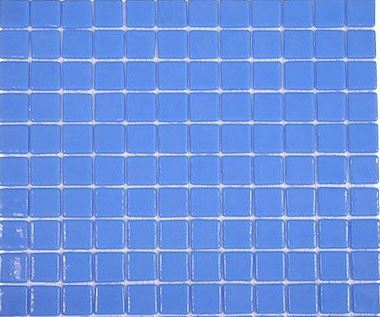 CELESTIAL BLUE GLOSSY GLASS TILE - 106