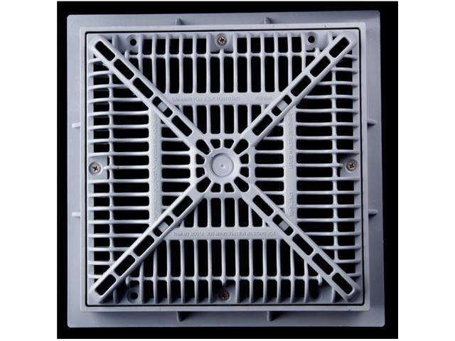 12" X 12" FRAME/GRATE POOL DRAIN - GRAY - 25508-121-000L