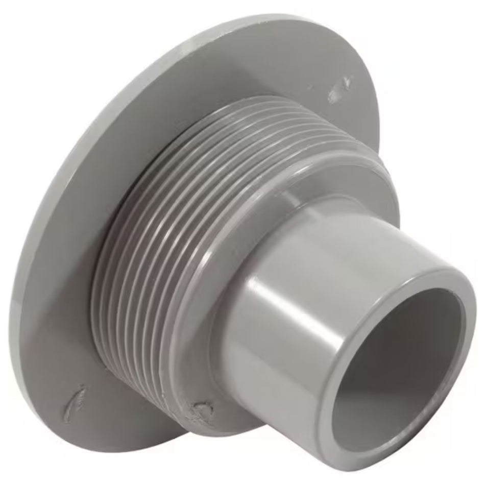 CMP 25529-150-000 white 1.5 inch inside wall fitting for concrete pool contractor installations