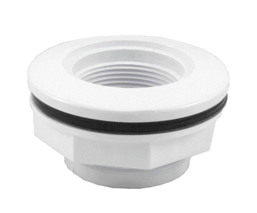 CMP VINYL POOL IN/OUT FITTING 1.5" - WHT - 25550-000-000