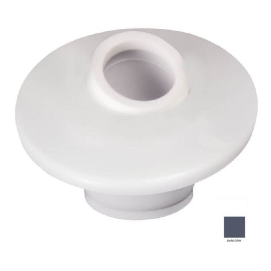 CMP 1 inch Dark Gray Self-Aligning Aussie Insider pound-in fitting for professional pool plumbing contractors