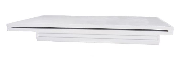 48" WATERFALL(BK PORT)12" LIP / WHITE - 25577-430-120