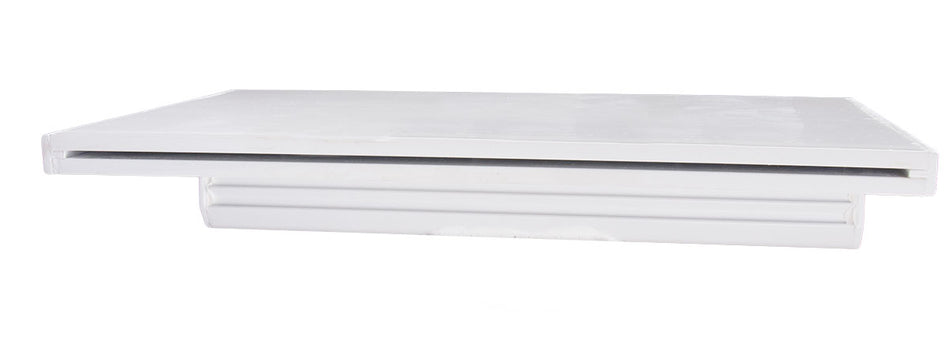 60" WATERFALL(BK PRT)6'' LIP / WHITE - 25577-530-000