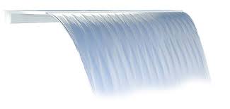 36"RAINFALL WATERFALL(BK PT)6"LIP WHITE - 25587-330-000