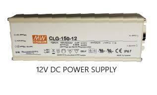 LED WATERFALL DC POWER SUPPLY 12V - 25650-100-200