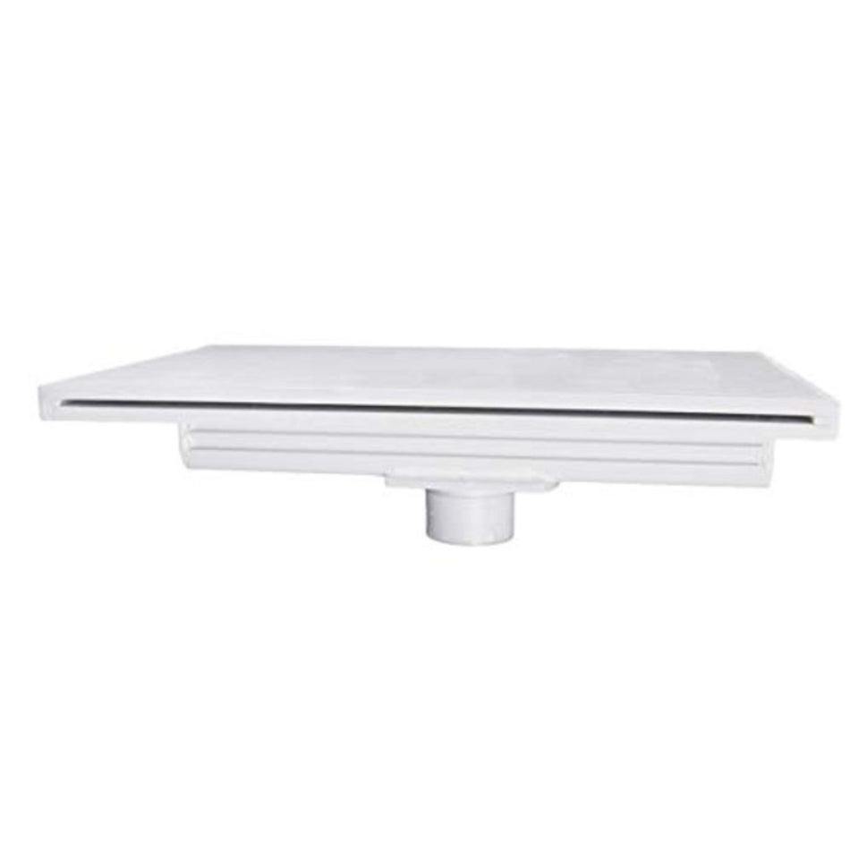 18" LED WATERFALL BTM PORT 6" LIP / WHT - 25676-180-000