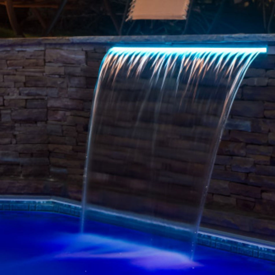 60" LED WATERFALL - GRAY (BTM PORT) - 25676-531-000