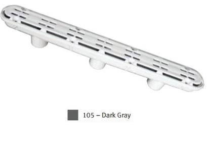 32" CHANNEL DRAIN ANTI-ENTRAPMENT DRK GR - 32CDAVFR105