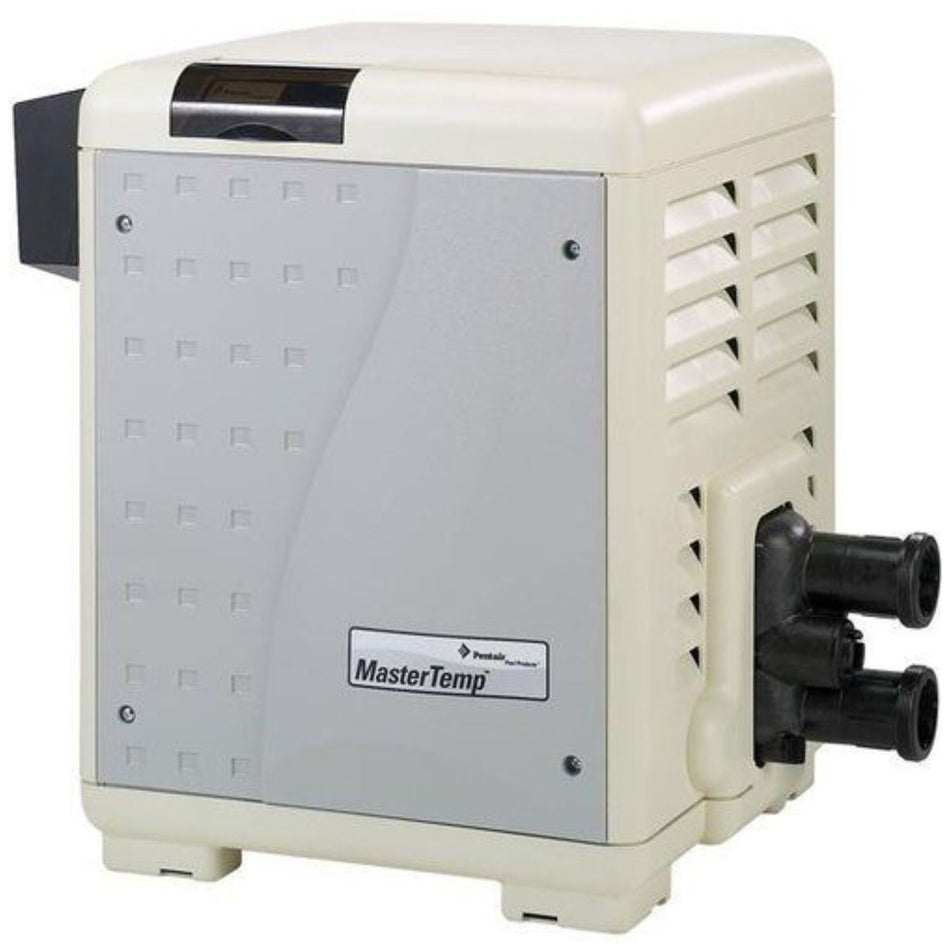 Pentair MasterTemp 400K BTU ASME natural gas pool heater with digital controls for commercial pool contractors
