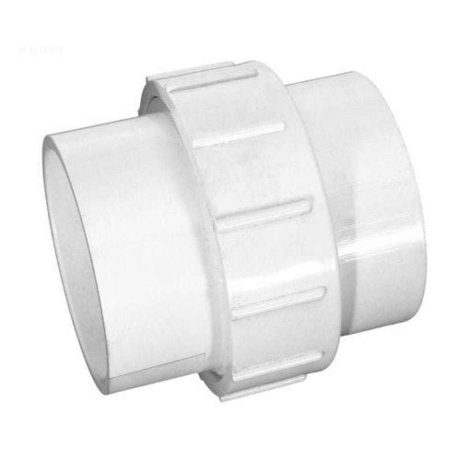 Pentair 2 inch PVC Union 473381 for pool heat pump plumbing connections used by professional pool contractors