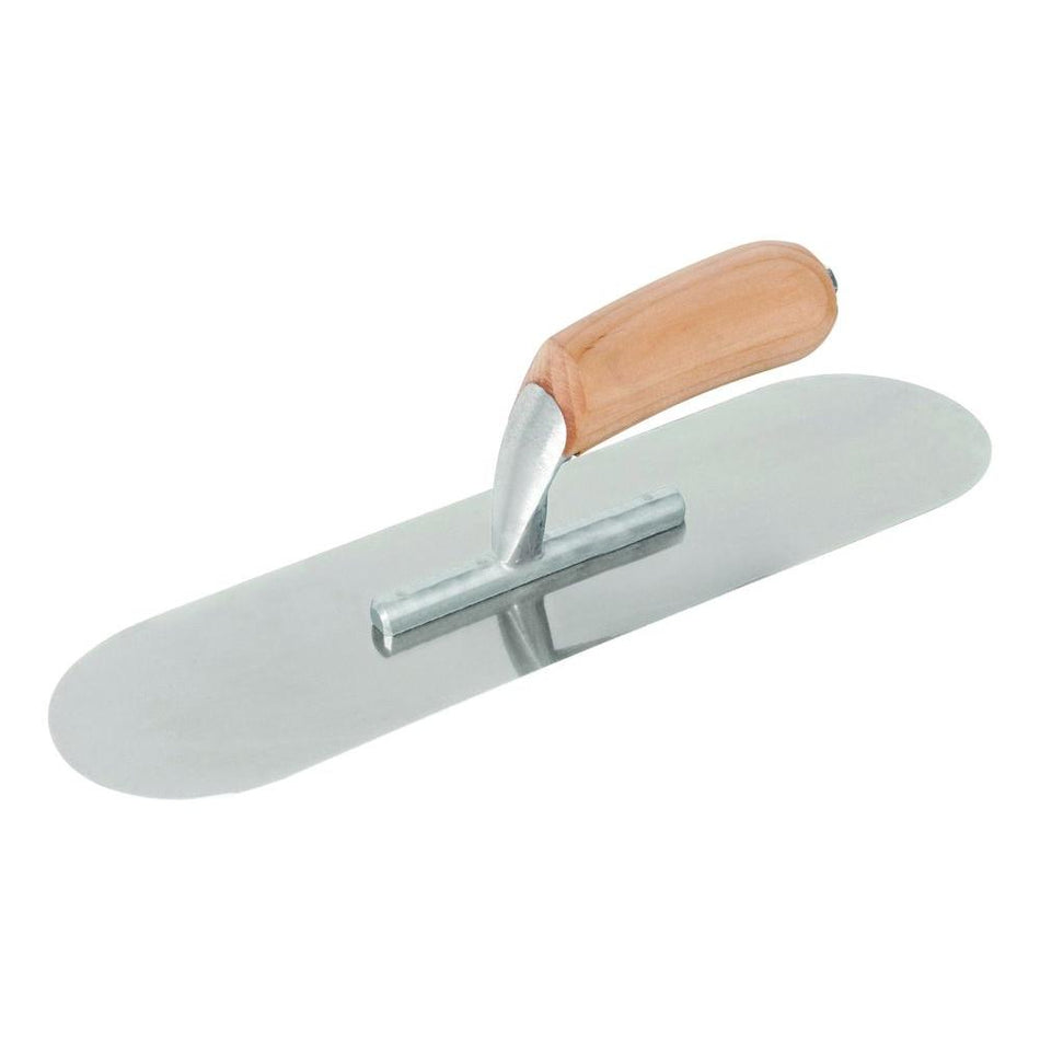 12'' X 3.5'' CHROME NO BURN POOL TROWEL - 49782Q