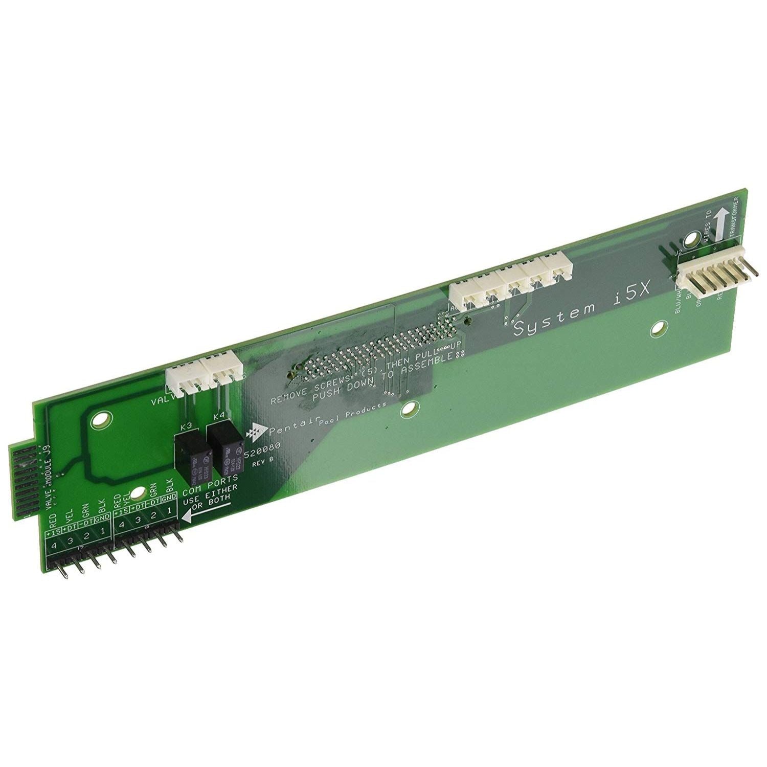 Pentair 520080Z i5X Personality PCB circuit board for IntelliTouch pool automation system expansion for professional pool contractors