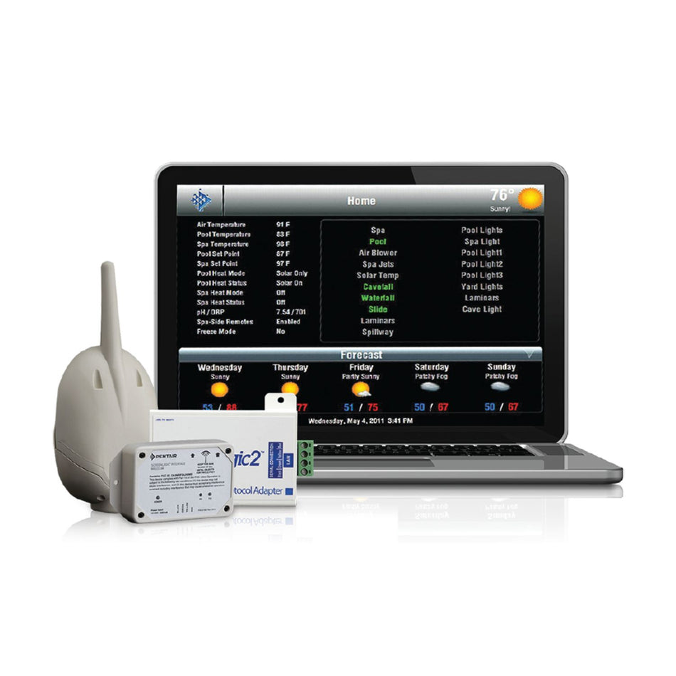Pentair ScreenLogic2 Interface 520500 protocol adapter for pool automation control systems used by professional contractors