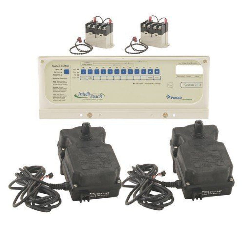 Pentair IntelliTouch i5 3S pool control system 520506 with 150 AMP load center for professional pool contractor installations