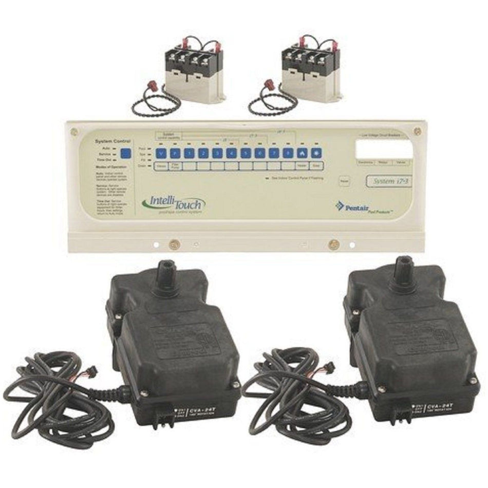 Pentair IntelliTouch i9+3S automation control kit 520508 with outdoor panel and components for professional pool contractors