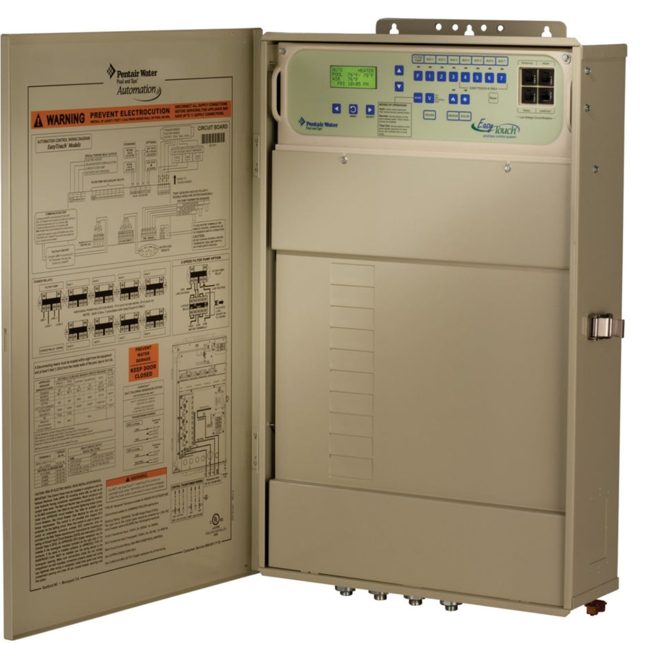 Pentair EasyTouch 4SC-IC40 pool automation control system with IntelliChlor salt chlorine generator for professional pool contractors