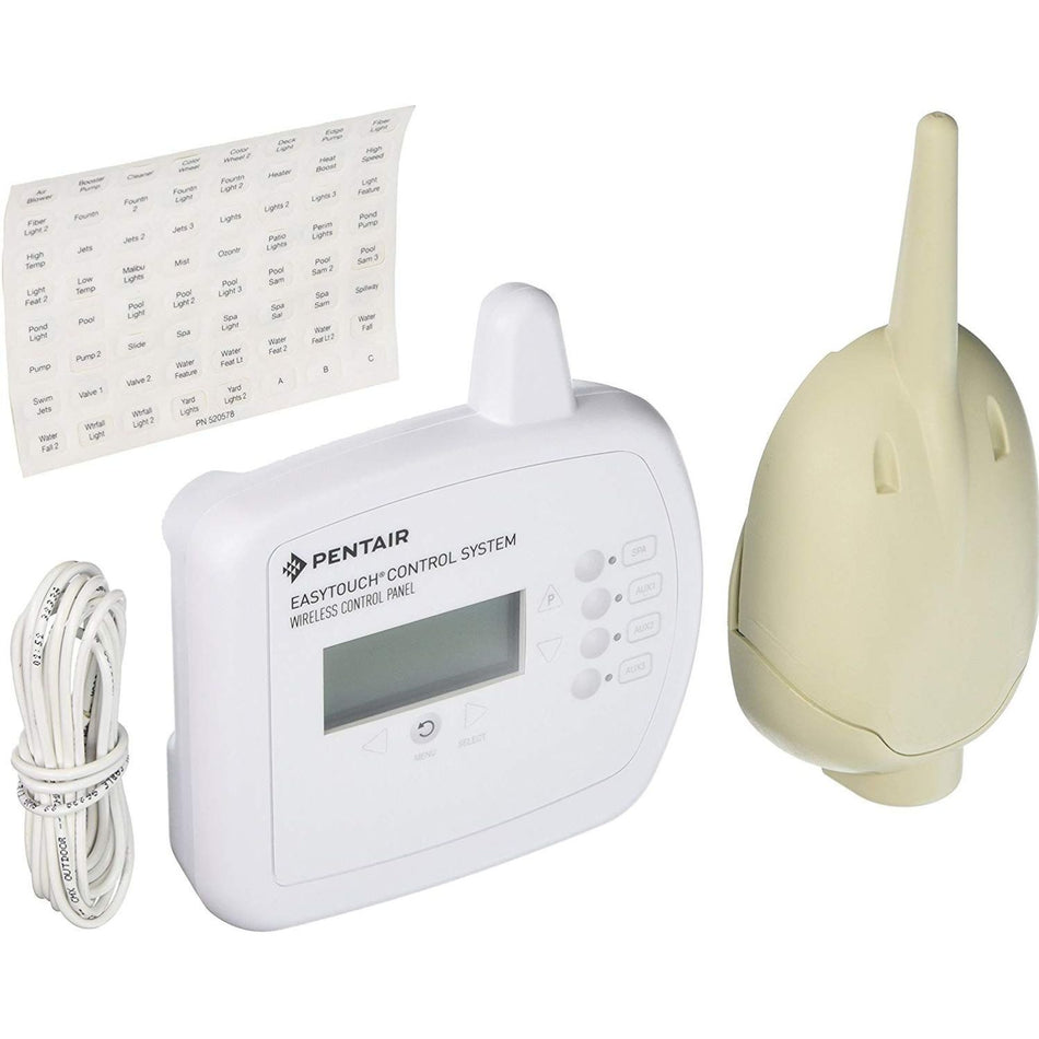 Pentair EasyTouch 520546 wireless pool controller with LCD display and transceiver for professional pool automation installations