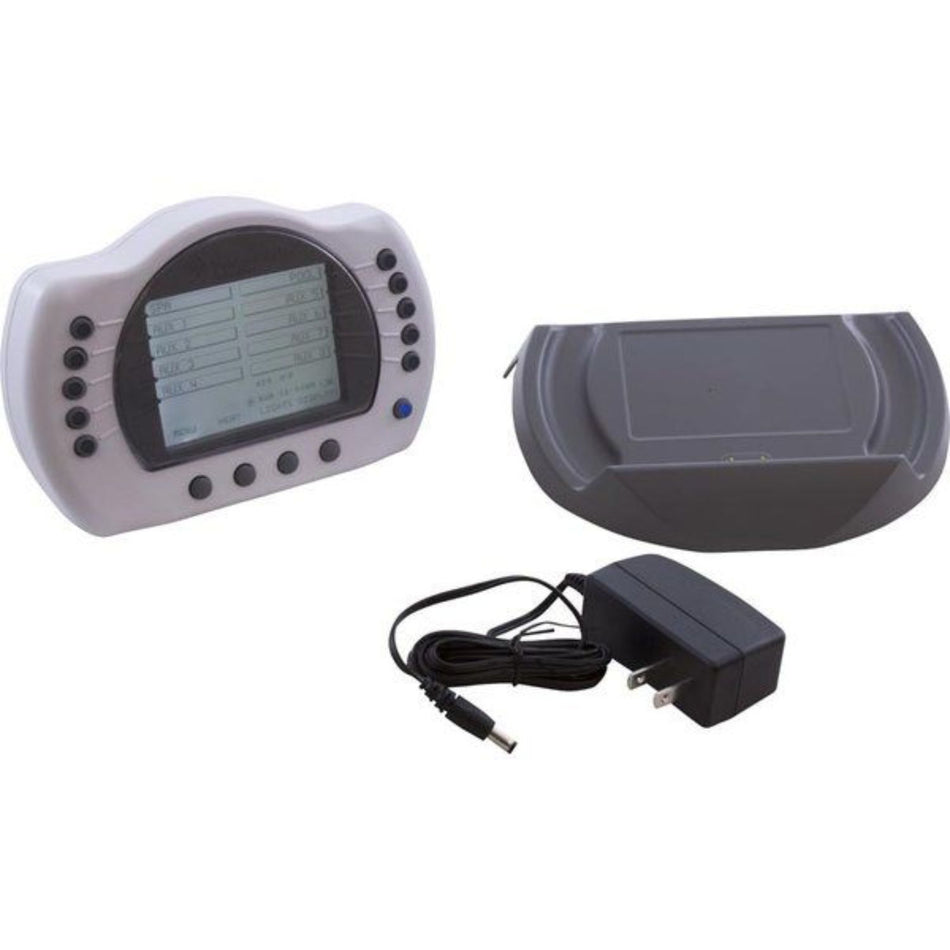 Pentair MobileTouch V2 wireless pool control remote 520907 with LCD display and charging cradle for professional pool contractors