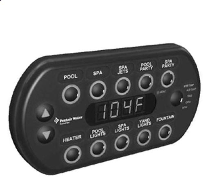 PENTAIR SPA COMMAND REMOTE CNTR 250' BLK - 521177