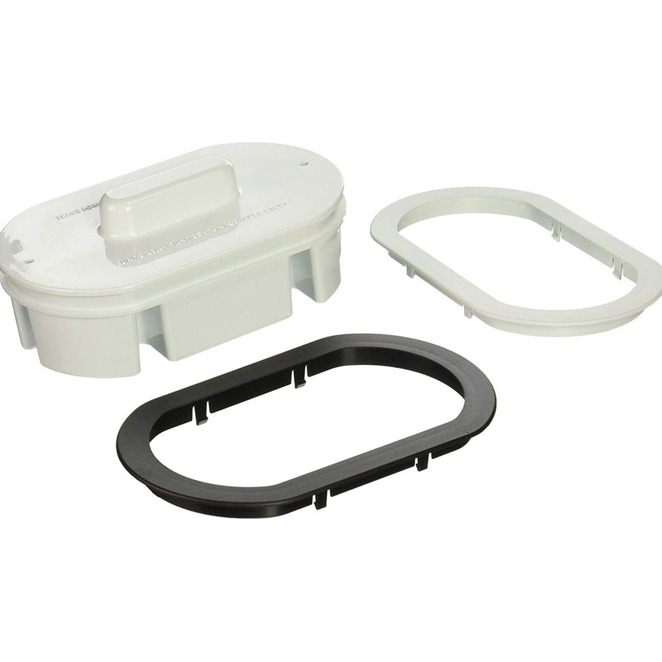 Pentair SpaCommand mudbox accessory 521180 heavy-duty ABS plastic housing for recessed spa remote mounting by pool contractors