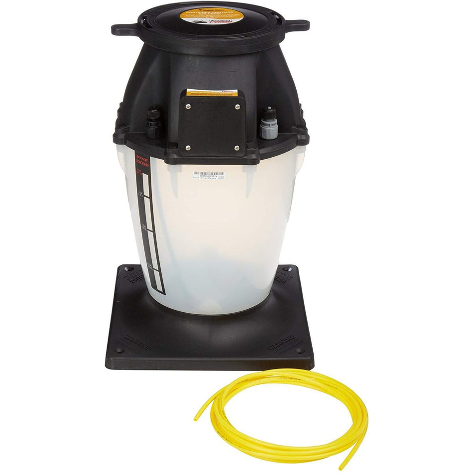 Pentair 521397 4-gallon chlorine container for IntelliChem chemical controllers used by professional pool contractors