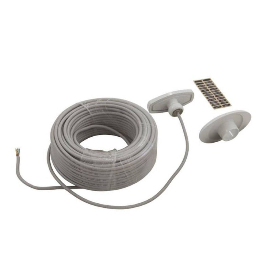 Pentair 521887 White iS4 4-function spa-side remote control with 150ft cord for professional pool contractor installations