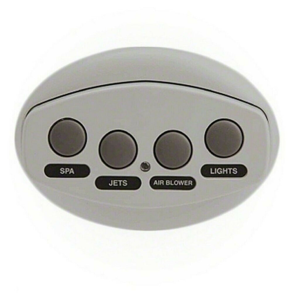 Pentair iS4 4-button gray spa remote control with 250-foot cord for professional pool and spa automation systems