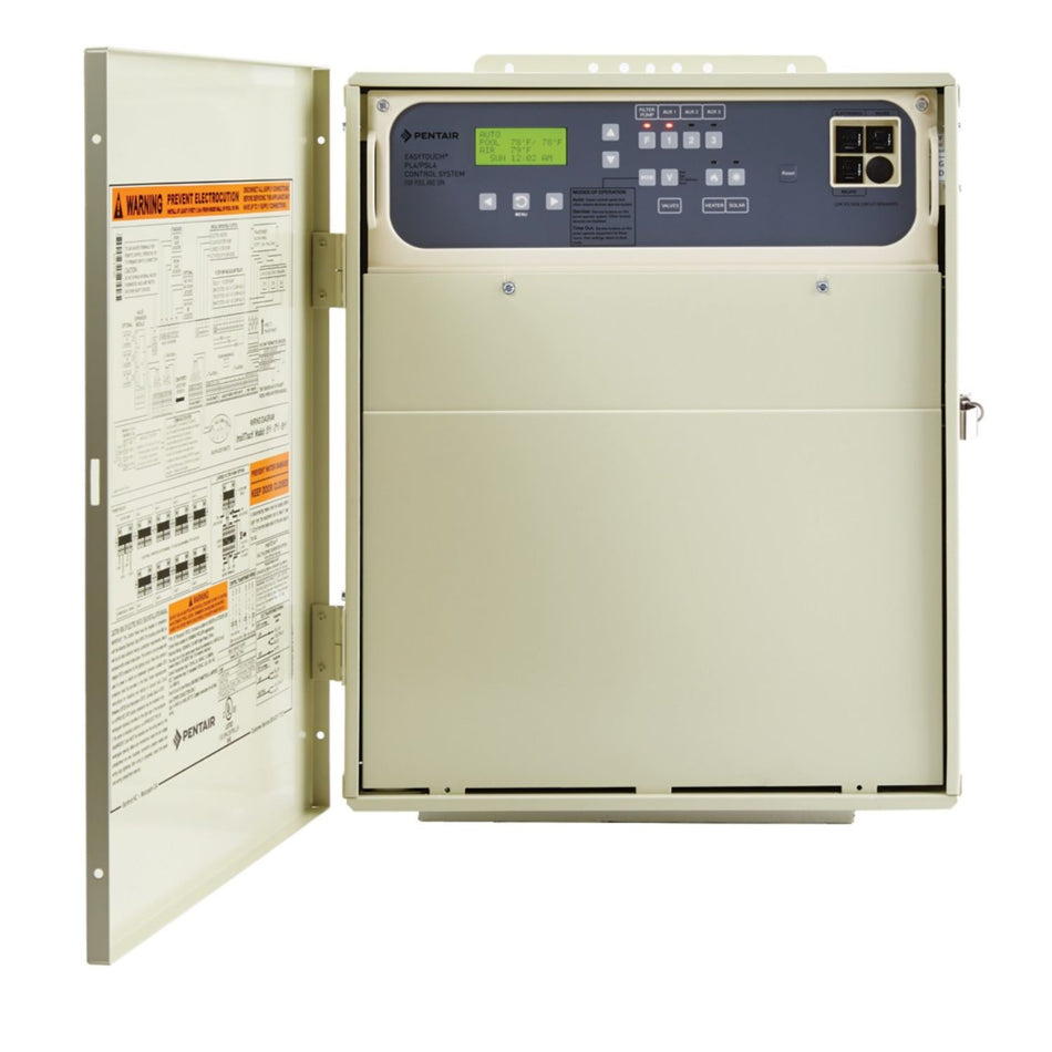 Pentair EasyTouch PSL4 pool spa control system with valve actuators for professional pool contractor installations
