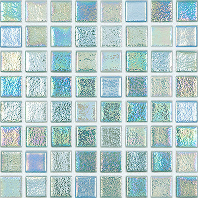 GLASS TILE - SHELL CRYSTAL (093553M) 1X1 - 553