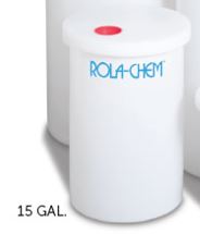 R.C T-15 15 GAL POLY TANK W/COVER & PLUG - 561415