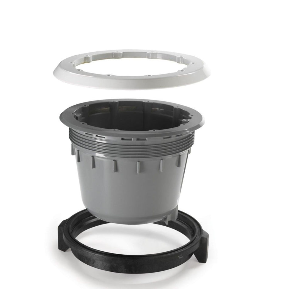 Pentair 620004 QuickNiche vinyl pool light niche with revolutionary lock-ring design for professional pool contractors