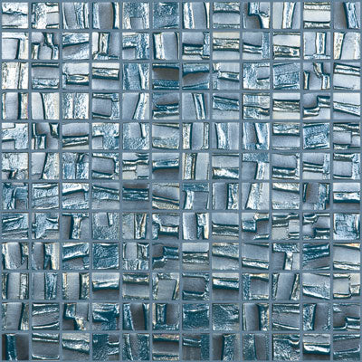 MOON GLASS TILE - BLUE PLANET 1" X 1" - 660