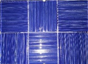 CRYSTAL GLASS TILE - ROYAL BLUE - 6ECOVV34