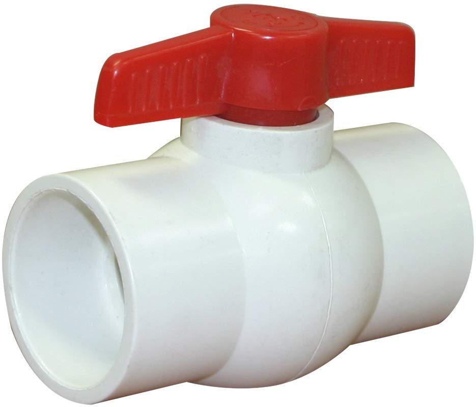 VALTERRA PVC SLIP BALL VALVES 1" - RED - 700-10