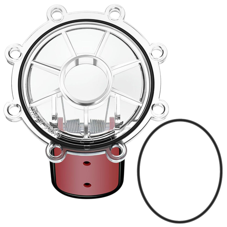 Jandy 7056 check valve cover with flapper assembly and O-ring replacement kit for pool contractors