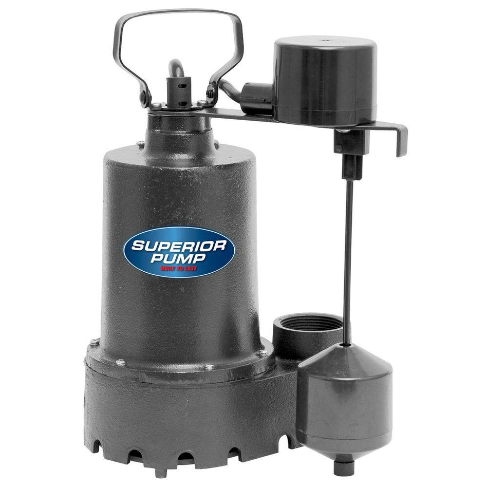 SUPERIOR PUMP 1/3 HP SUBMERSIBLE SUMP - 92358