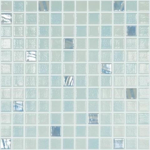 GLASS TILE - COLOR MIX 111/750 - AQUAMARINE