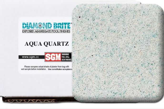 SGM DIAMOND BRITE AQUA QUARTZ  80 LB BAG - AQUA QUARTZ