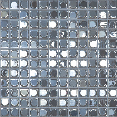 GLASS TILE - AURA SILVER IRISDECENT - AURA SILVER