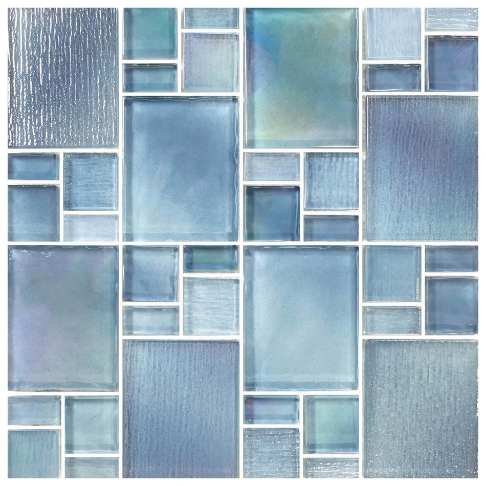 GLASS TILE - BLUE BLEND - AV8MXB22