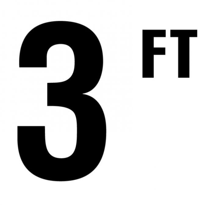 SKID RESISTANT TILE " 3 WITH FT " - C620030