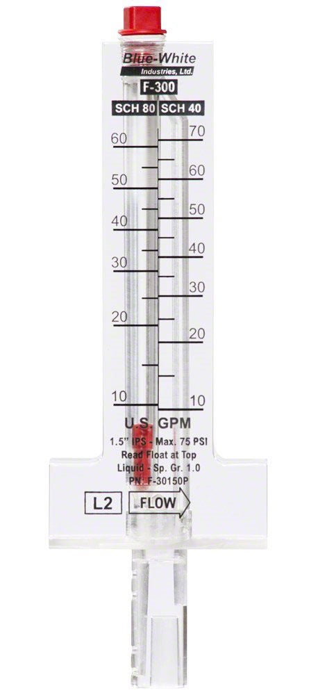 B/W 1 1/2 IN FLOWMETER - CF-30150P