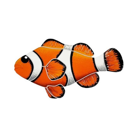 Artistry in Mosaics clown fish ceramic pool mosaic tile 5x9 inches with mesh backing for professional pool contractor installation