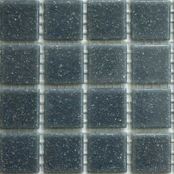 GLASS MOSAIC TILE 1" X 1" - GREY - DA204