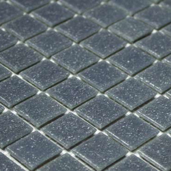 GLASS MOSAIC TILE 1" X 1" - GREY - DA204