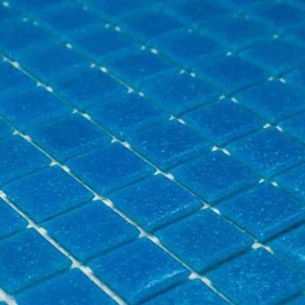 GLASS MOSAIC TILE 1" X 1" - LIGHT BLUE - DA304