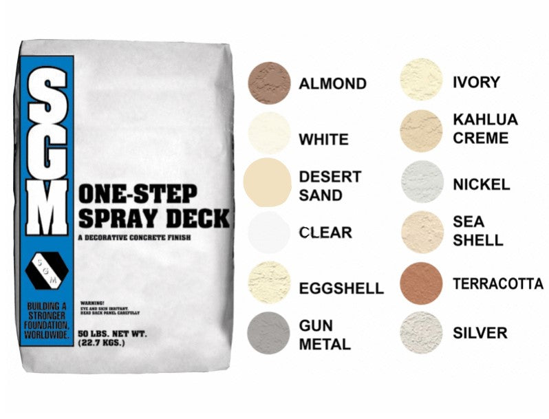 ONE-STEP SPRAY DECK POWDER 50LB - DESERT SAND