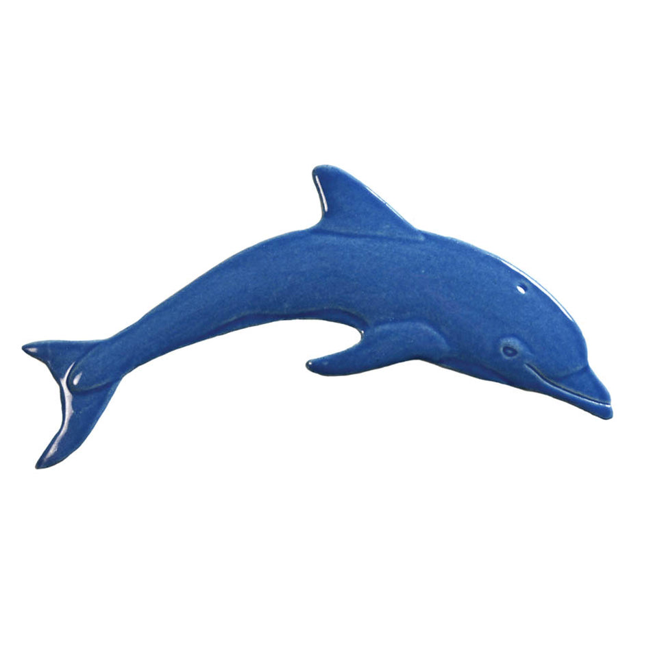 MINI DOLPHIN TILE FIGURE - LIGHT BLUE 6" - DMILBLRB