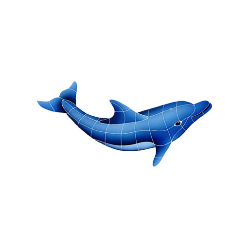 DOLPHIN RIGHT TILE FIGURE 15" X 30" - DOLBLURS